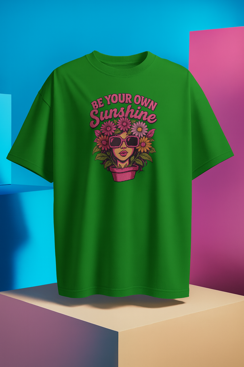 UNSTOPPABLE REGULAR PRINTED T-SHIRT: Be Your Own Sunshine