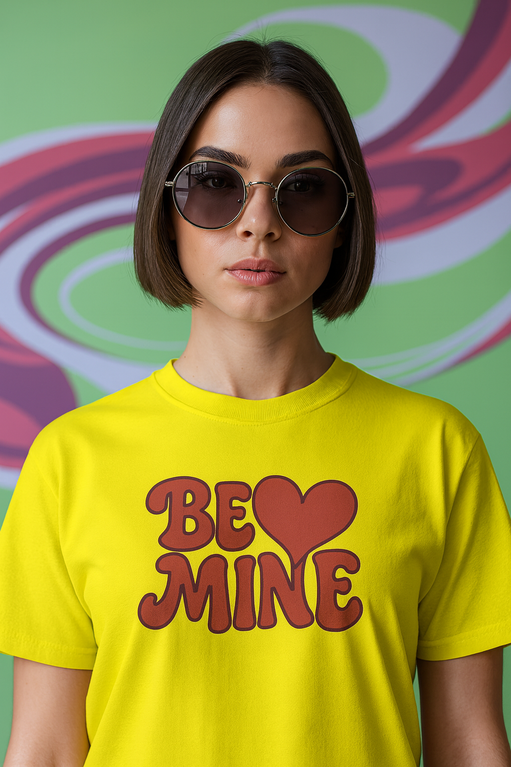 UNSTOPPABLE REGULAR PRINTED T-SHIRT: Be Mine