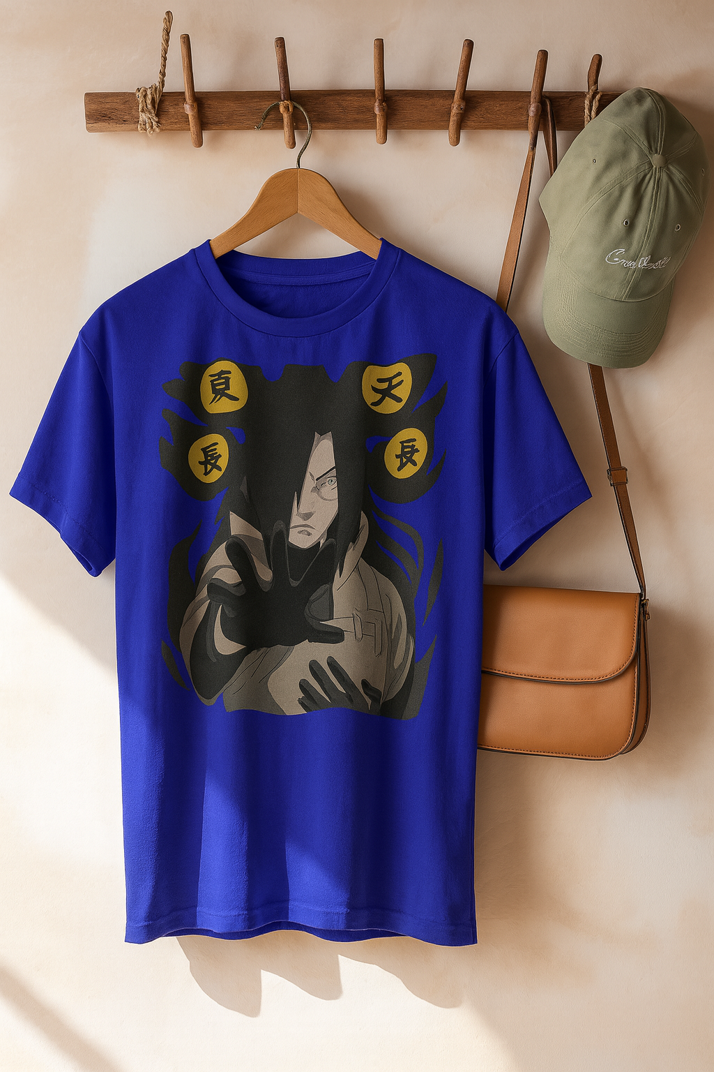 ANIME QUEENS REGULAR PRINTED T-SHIRT: Eastern Flame Warrior