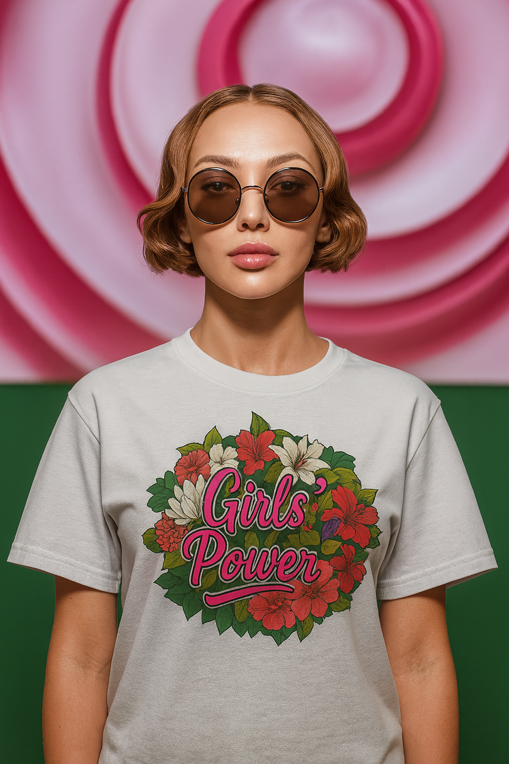 PETALS & SOUL REGULAR PRINTED T-SHIRT: Girls Power