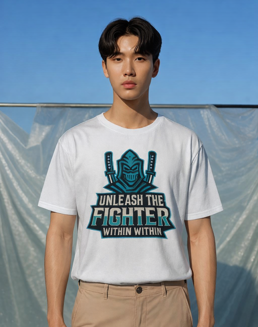 MENS REGULAR PRINTED T-SHIRT: Unleash the Fighter