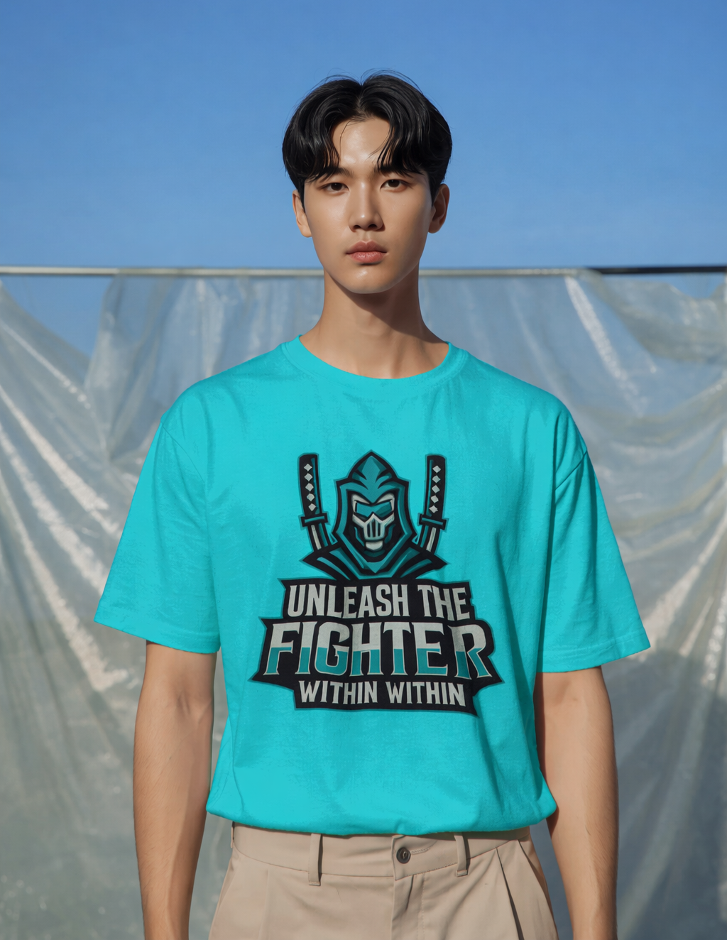 MENS REGULAR PRINTED T-SHIRT: Unleash the Fighter
