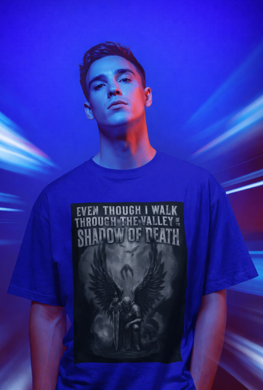 MENS REGULAR PRINTED T-SHIRT: Valley of Shadows