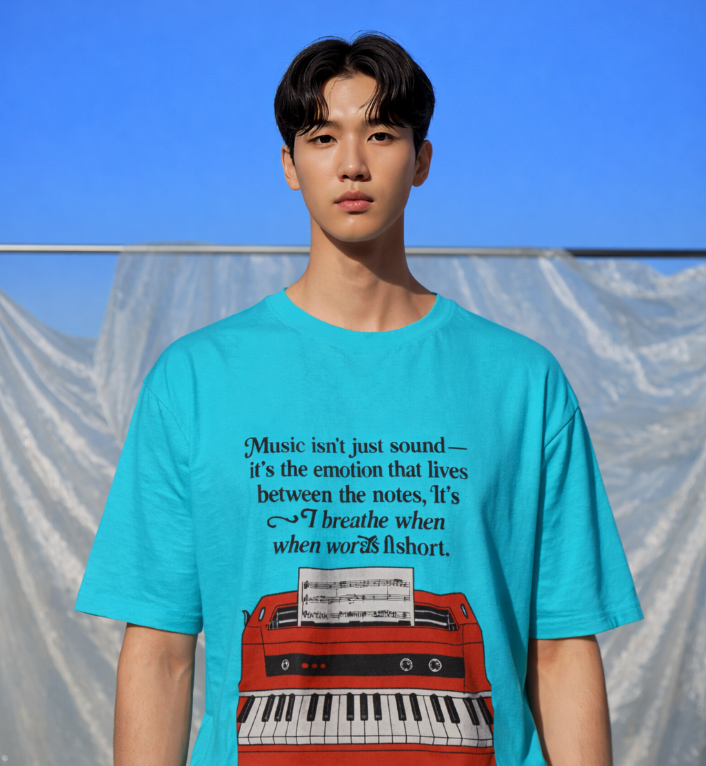 MENS REGULAR PRINTED T-SHIRT: The KeySong