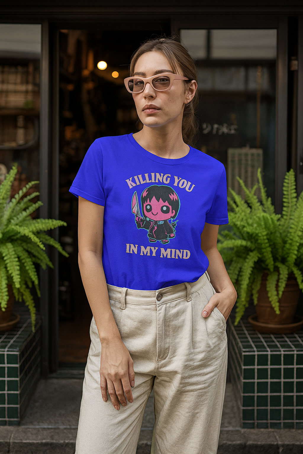 UNSTOPPABLE REGULAR PRINTED T-SHIRT: Killing You In My Mind