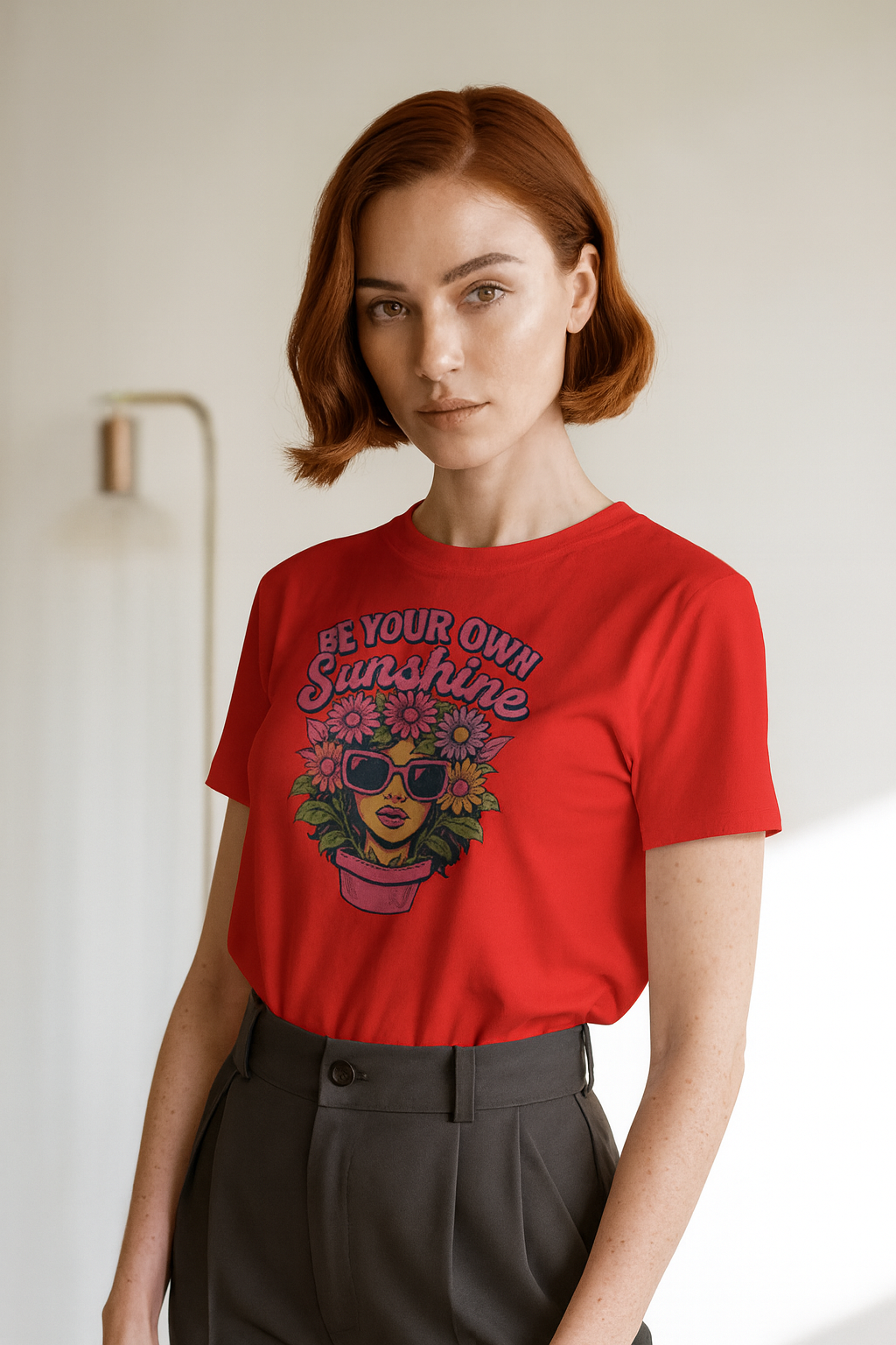 UNSTOPPABLE REGULAR PRINTED T-SHIRT: Be Your Own Sunshine