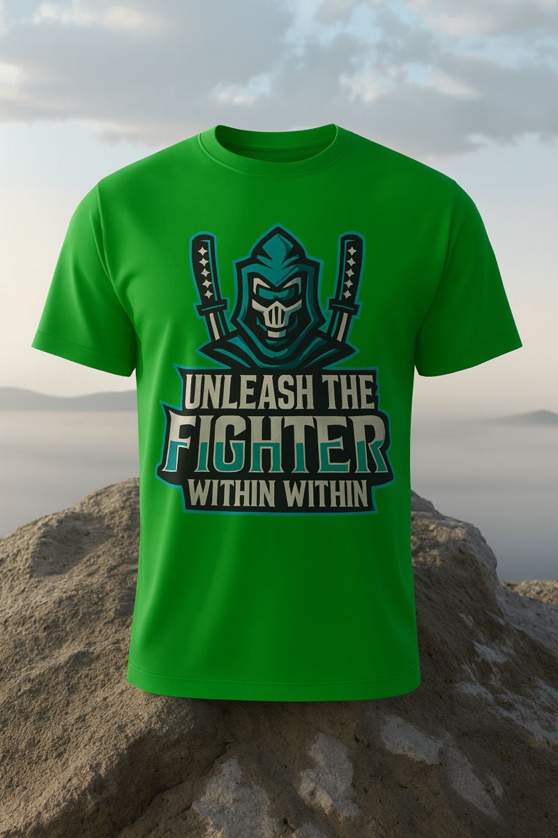 MENS REGULAR PRINTED T-SHIRT: Unleash the Fighter